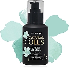 Green Oil Serum with Salicylic Acid - E-Fiore Natural Oil Green Essence — photo N1