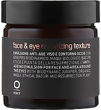 Fragrances, Perfumes, Cosmetics Face & Eye Emulsion - Oway Man Face & Eye Energizing Texture