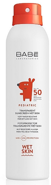 Kids Sun Spray SPF50+ - Babe Laboratorios Pediatric Wet Skin — photo N1