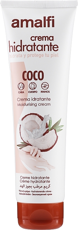 Moisturizing Hand Cream "Coconut" - Amalfi Crema Hidratante Coco — photo N1