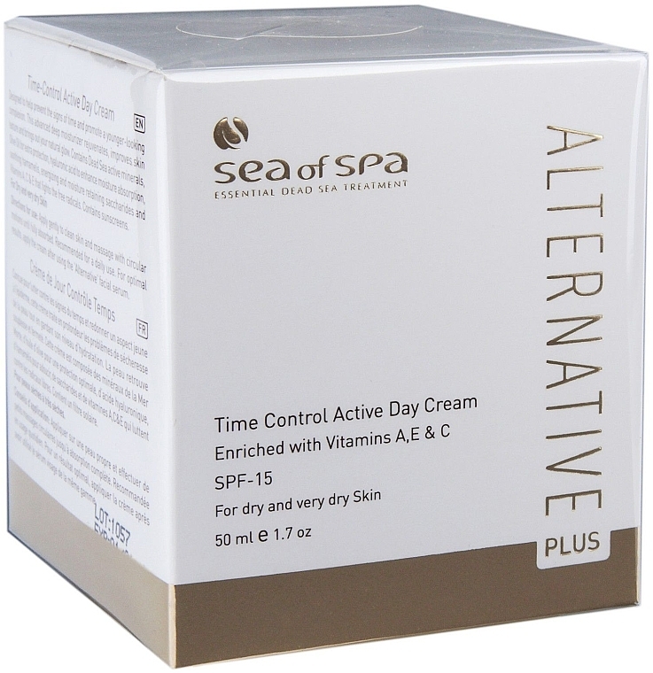 Moisturizing Anti-Wrinkle Day Cream for Dry Skin - Sea Of Spa Alternative Plus Time Control Active Day Cream — photo N1