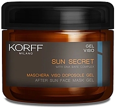 Fragrances, Perfumes, Cosmetics Face Mask - Korff Sun Secret Face Mask After Sun Gel