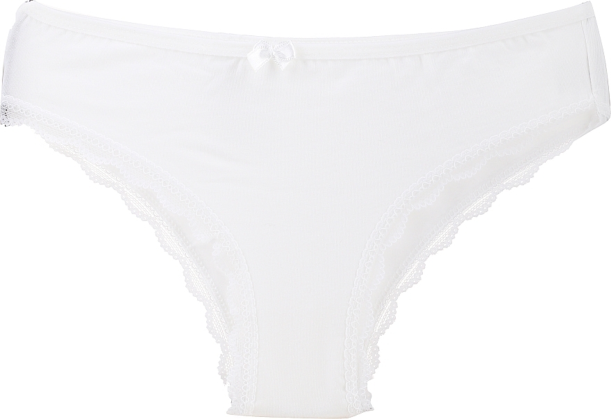 Cotton Brazilian Panties, ecru - Moraj — photo N1