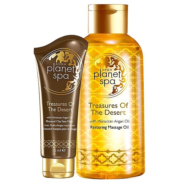 Set - Avon Planet Spa Treasures Of The Desert (oil/150ml + mask/75ml) — photo N1