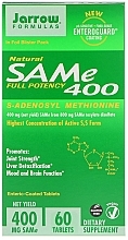 S-Adenosyl Methionine, 400mg, tablets - Jarrow Formulas SAM-e 400 (S-Adenosyl-L-Methionine) 400 mg — photo N1