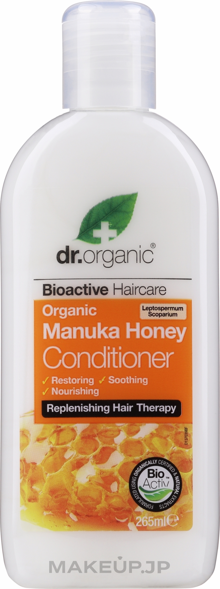 Repairing Hair Conditioner - Dr. Organic Bioactive Haircare Organic Manuka Honey Conditioner — photo 265 ml