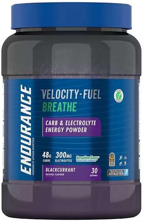 Black Currant Energy Powder - Applied Nutrition Endurance Velocity-Fuel Breath Blackcurrant — photo N1