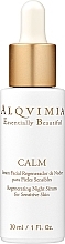 Fragrances, Perfumes, Cosmetics Soothing Night Face Serum - Alqvimia Calm Regenerating Night Serum