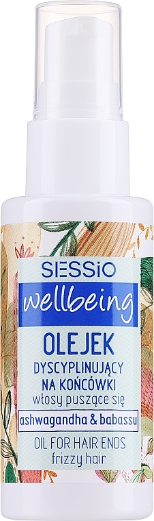 Oil for Frizzy Hair - Sessio Wellbeing Oil For Hair Ends For Frizzy Hair — photo N1