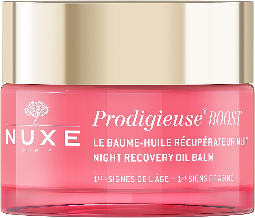 Recovery Night Face Balm - Nuxe Creme Prodigieuse Boost Night Recovery Oil Balm — photo N1