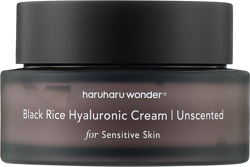 Face Cream - Haruharu Wonder Black Rice Hyaluronic Cream Unscented — photo N1