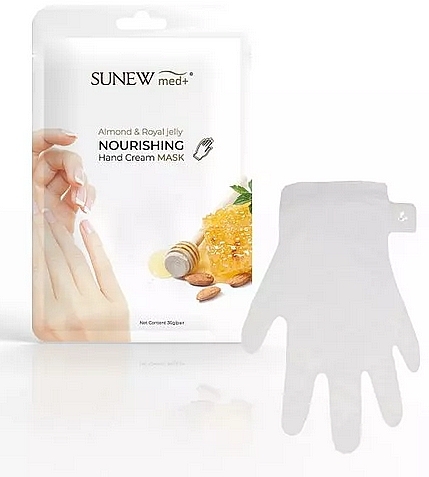 Hand Mask - Sunew Med+ Hand Mask With Sweet Almond Oil And Royal Jelly — photo N1