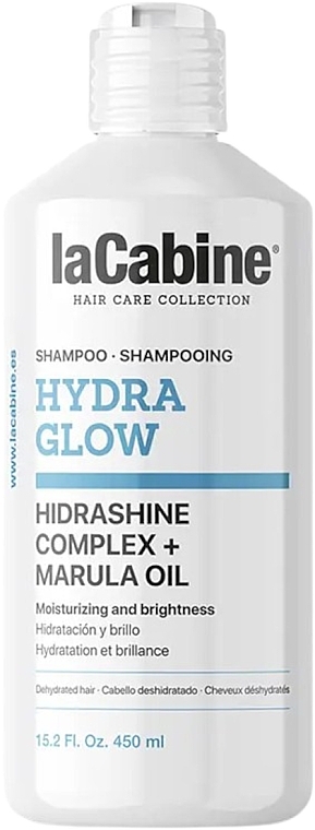 Moisturizing Shampoo - La Cabine Hydra Glow Shampoo Hidrashine Complex + Marula Oil — photo N1