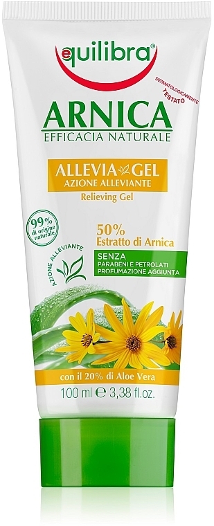 Anti Muscle Pain Gel - Equilibra Arnica Relieving Gel — photo N1