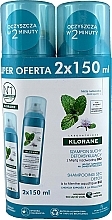 Fragrances, Perfumes, Cosmetics Set - Klorane Aquatic Mint (shmp/2x150ml)