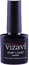 Fragrances, Perfumes, Cosmetics Matte Top Coat without Sticky Layer - Vizavi Professional Top Coat Matte