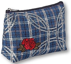 Fragrances, Perfumes, Cosmetics Rose Makeup Bag, 95825, dark blue - Top Choice