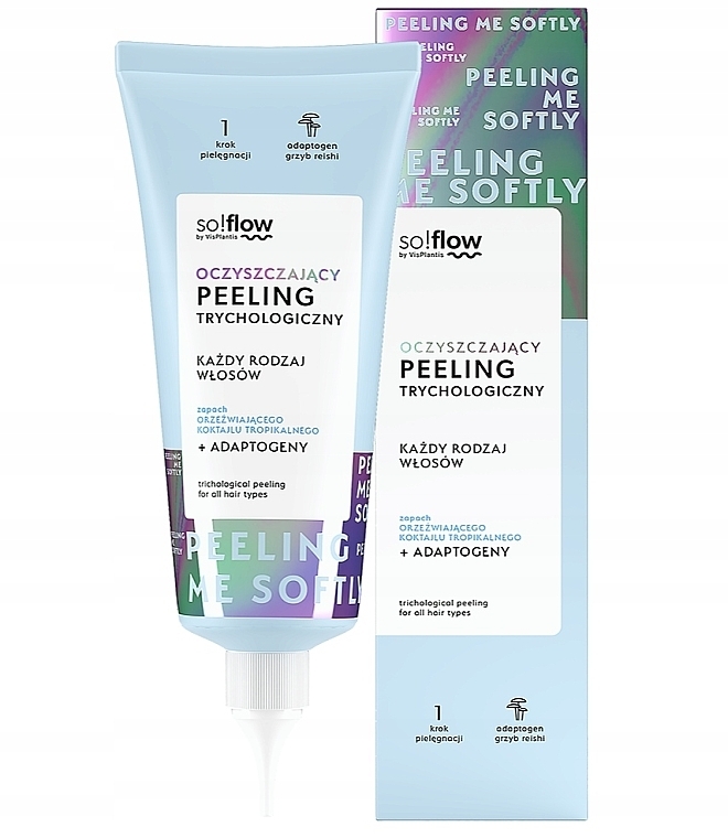 Cleansing Trichological Scalp Peeling - So!Flow by VisPlantis Trichological Peeling — photo N2