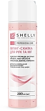 Fragrances, Perfumes, Cosmetics Hand & Foot Peeling Gel with AHA, Rose Hydrolate & Pomegranate Extract - Shelly Professional Care