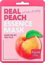 Fragrances, Perfumes, Cosmetics Sheet Mask with Peach Extract - FarmStay Real Peach Essence Mask