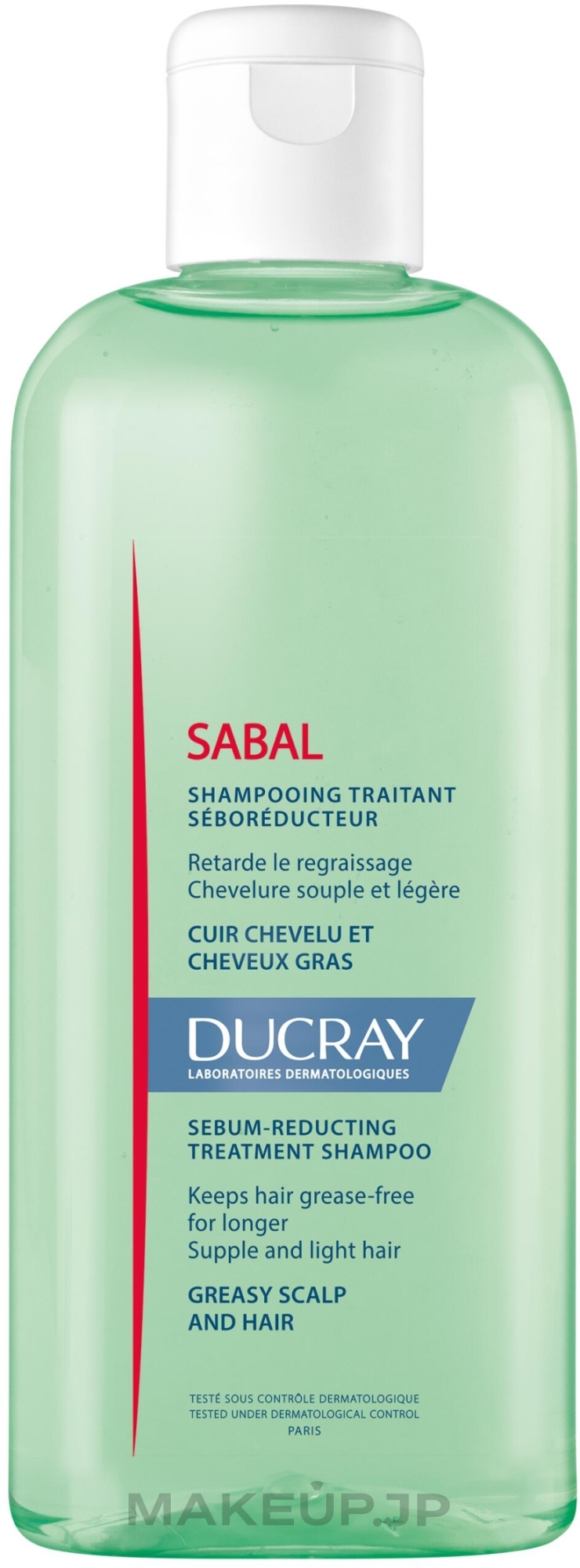 Sebum-Regulating Shampoo for Oily Hair - Ducray Sabal Shampoo — photo 200 ml