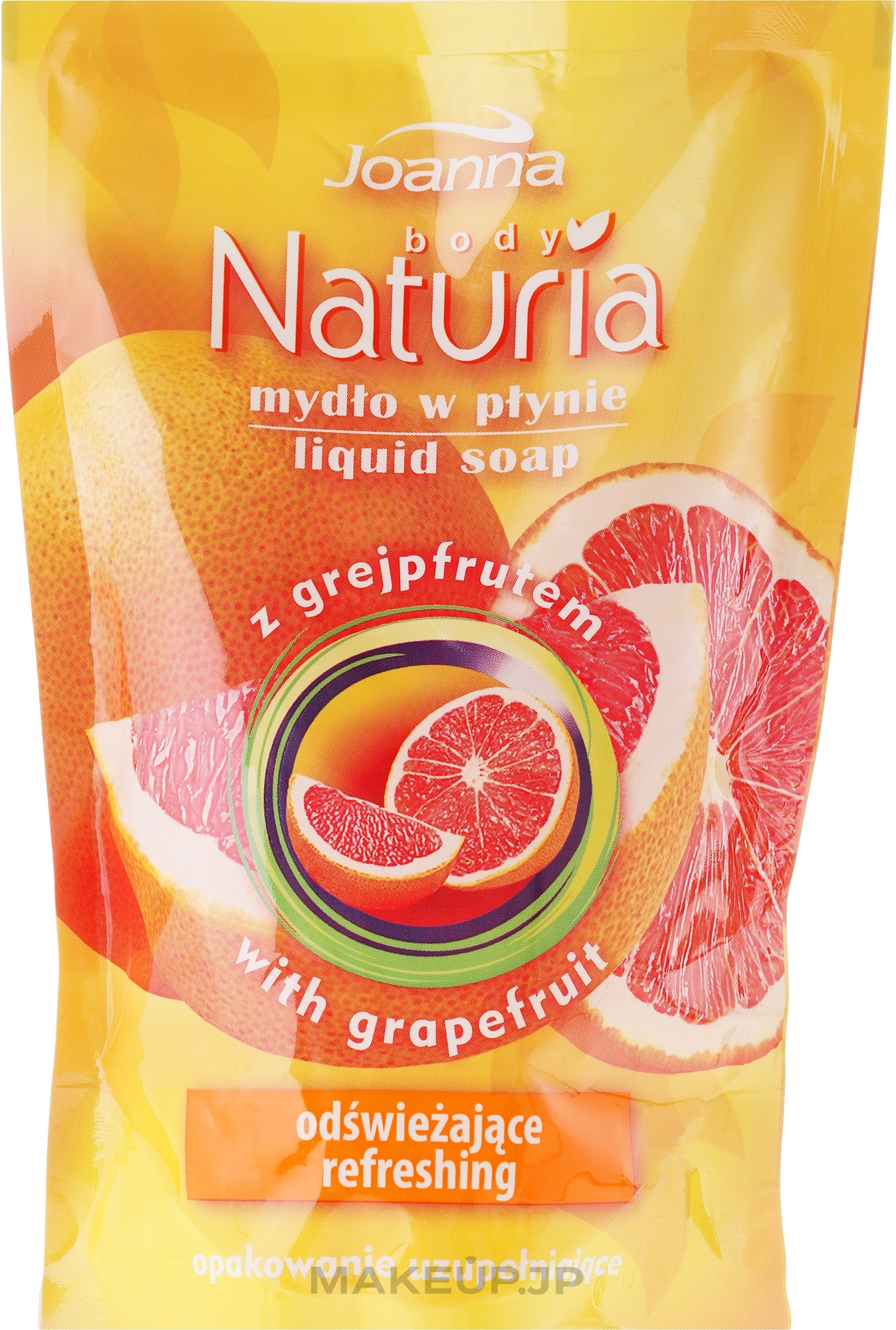 Liquid Soap "Grapefruit" - Joanna Naturia Body Grapefruit Liquid Soap (Refill) — photo 300 ml