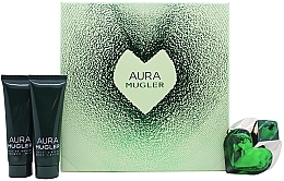 Fragrances, Perfumes, Cosmetics Mugler Aura Mugler - Set (edp/30ml + b/lot/50ml + sh/gel/50ml)