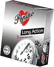 Fragrances, Perfumes, Cosmetics Condoms, 3 pcs - Pepino Long Action 