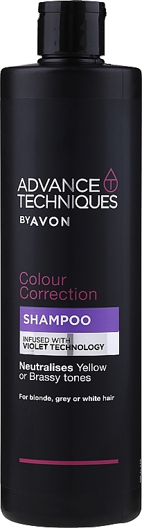 Hair Shampoo "Color Correction" - Avon Advance Techniques Color Correction Violet Shampoo — photo N2