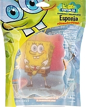 Bath Sponge "SpongeBob", pink-blue - Suavipiel Sponge Bob Bath Sponge — photo N2