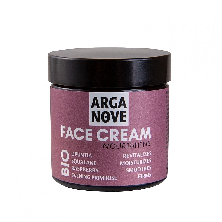 Natural Nourishing & Regenerating Face Cream - Arganove Face Cream Nourishing — photo N1