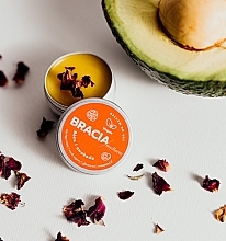 Rose & Avocado Natural Lip Balm - Bracia Mydlarze Rose & Avocado Lip Balm — photo N3