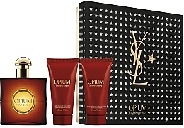 Fragrances, Perfumes, Cosmetics Yves Saint Laurent Opium - Set (edt/50ml + b/l/50ml + sh/gel/50ml)