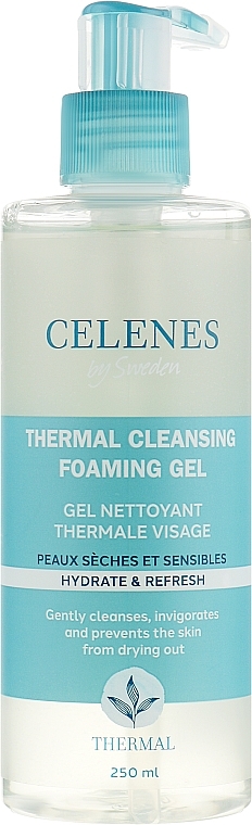 Thermal Gel Foam for Dry & Sensitive Skin - Celenes Thermal Cleansing Gel Dry and Sensitive Skin — photo N1