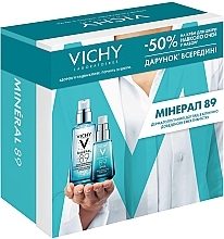 Fragrances, Perfumes, Cosmetics Mineral 89 Set - Vichy Mineral 89 (booster/50ml + eye/gel/15ml)