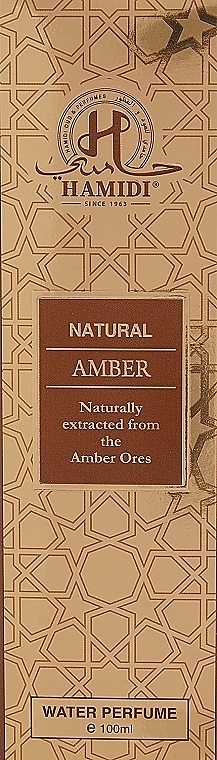 Hamidi Natural Amber Water Perfume - Parfum — photo N2