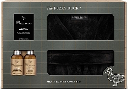 Set, 4 products - Baylis & Harding The Fuzzy Duck Men's Hemp & Bergamot Luxury Gown Set — photo N1