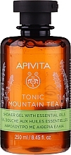 Fragrances, Perfumes, Cosmetics Shower Gel "Mountain Tea" with Essential Oils - Apivita Tonic Mountain Tea Shower Gel with Essential Oils