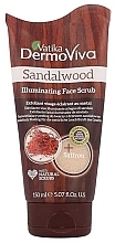 Fragrances, Perfumes, Cosmetics Face Scrub - Dabur Vatika DermoViva Sandalwood Illuminating Face Scrub