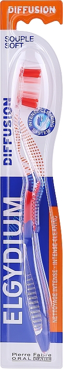 Diffusion Toothbrush, soft, orange - Elgydium Diffusion Soft Toothbrush — photo N2