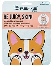 Face Mask - The Creme Shop Be Juicy Skin! Animated Corgi Face Mask — photo N1
