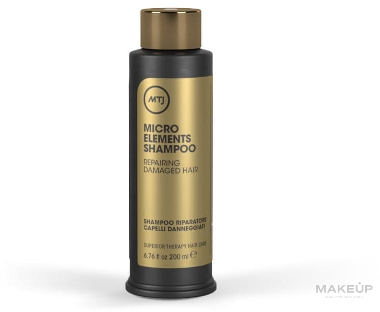 Revitalizing Shampoo for Damaged Hair - MTJ Cosmetics Superior Therapy Microelements Shampoo — photo 200 ml