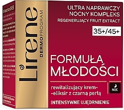 Fragrances, Perfumes, Cosmetics Night Face Cream - Lirene Formula of Youth 35+/45+ 