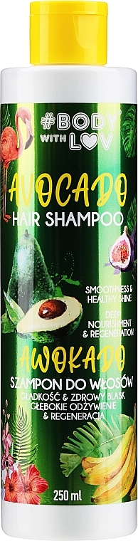 Avocado Oil Shampoo - New Anna Cosmetics Hair Shampoo With Avocado Oil — photo N1