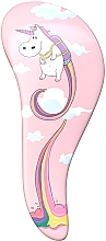 Detangling Hair Brush, pink - KayPro Dtangler Unicorn — photo N2