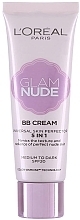 Fragrances, Perfumes, Cosmetics BB Cream - L'Oreal Paris Glam Nude BB Cream 5 in 1 SPF 20