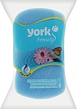 Fragrances, Perfumes, Cosmetics Bath & Massage Sponge 'Butterfly', blue - York