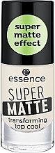 Super Matte Top Coat - Essence Super Matte Transforming Top Coat — photo N2