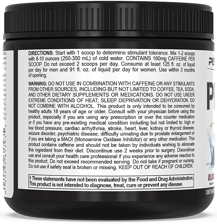 Cherry Pre-Workout Complex - PeScience Prolific Pre-Workout Black Cherry — photo N3