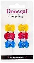 Fragrances, Perfumes, Cosmetics Hair Clip Set, FA-5669, 6 pcs - Donegal